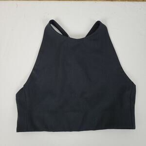 Girlfriend Collective Womens‎ Black Racerback Pullover Sports Bra Size XS